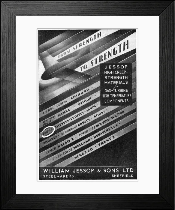 Framed Print : William Jessop High Temperature Steels Framed Print : William Jessop High Temperature Steels