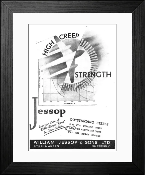 Framed Print : William Jessop High Temperature Steels Framed Print : William Jessop High Temperature Steels