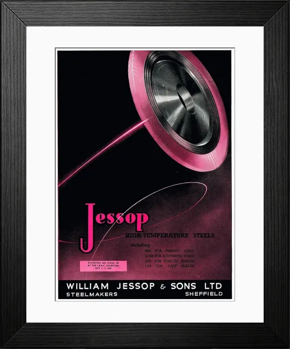 Framed Print : William Jessop High Temperature Steels: H46 G.18B G32 G34 Framed Print : William Jessop High Temperature Steels: H46 G.18B G32 G34