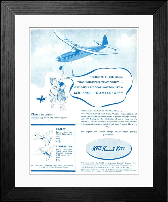 Framed Print : Keil Kraft Model Aircraft Framed Print : Keil Kraft Model Aircraft