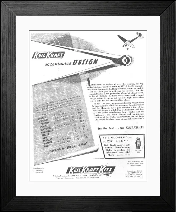 Framed Print : Keil Kraft Model Aircraft Kits Framed Print : Keil Kraft Model Aircraft Kits