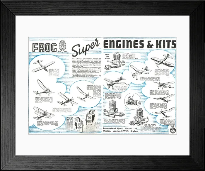 Framed Print : FROG Model Aircraft & Accessories Framed Print : FROG Model Aircraft & Accessories