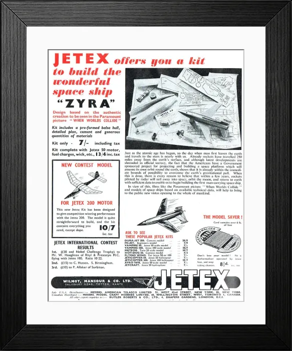 Framed Print : Jetex Model Aircraft Motors Framed Print : Jetex Model Aircraft Motors