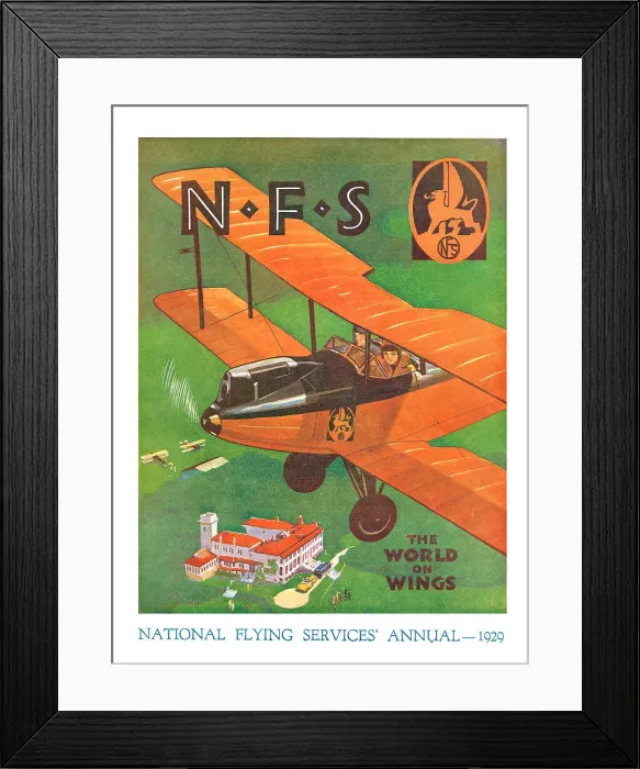 Framed Print : National Flying Services 1929 Framed Print : National Flying Services 1929