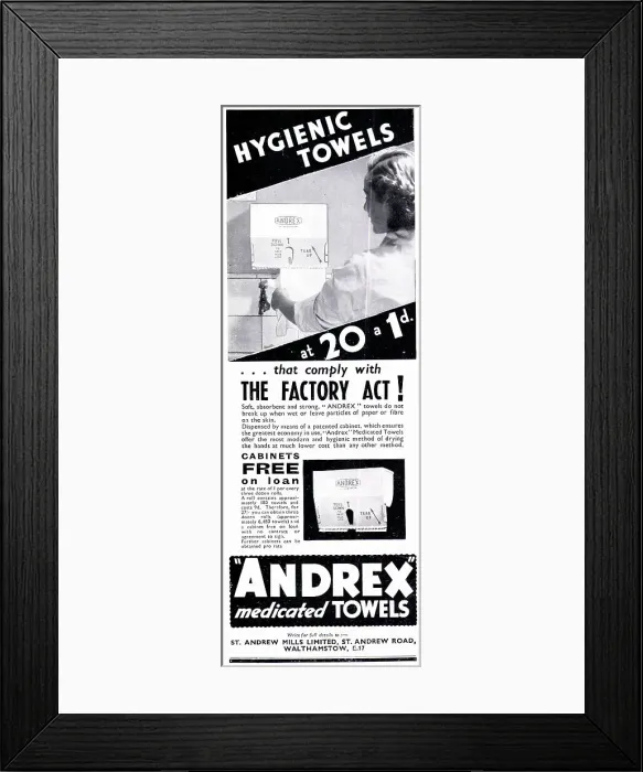 Framed Print : Andrex Medicated Towels Framed Print : Andrex Medicated Towels