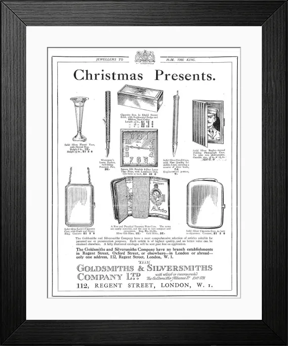 Framed Print : The Goldsmiths and Silversmiths Company Presents For Pilots Framed Print : The Goldsmiths and Silversmiths Company Presents For Pilots
