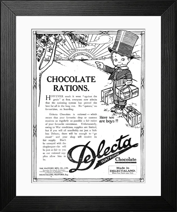 Framed Print : The Watford Manufacturing Company - Delecta Framed Print : The Watford Manufacturing Company - Delecta