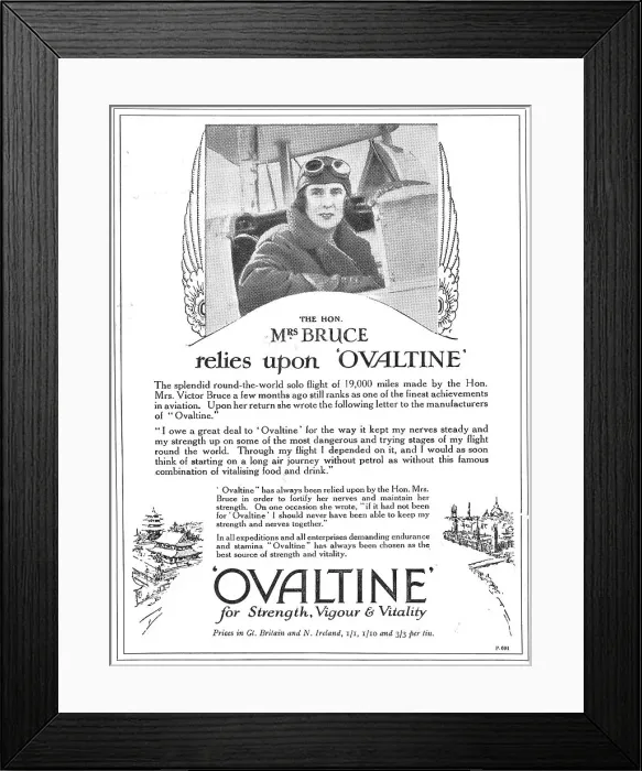 Framed Print : Ovaltine - Ovaltine. Date: 1932