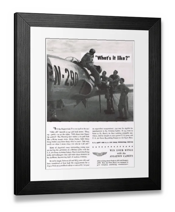 Framed Print : United States Air Force Recruitment - USAF Recruitment Framed Print : United States Air Force Recruitment - USAF Recruitment