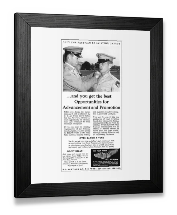 Framed Print : U.S.Air Force Recruitment - USAF Recruitment Framed Print : U.S.Air Force Recruitment - USAF Recruitment