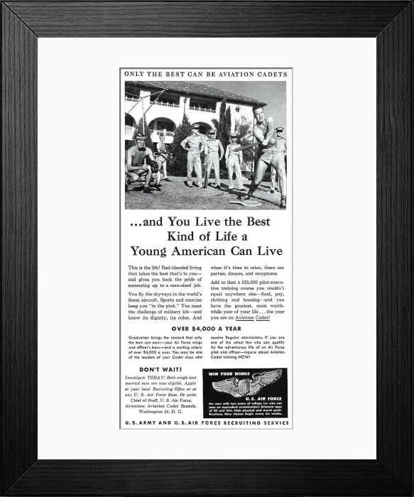 Framed Print : U.S.Air Force Recruitment - USAF Recruitment Framed Print : U.S.Air Force Recruitment - USAF Recruitment