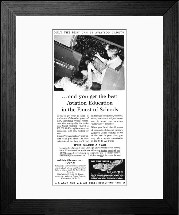 Framed Print : U.S.Air Force Recruitment - USAF Recruitment Framed Print : U.S.Air Force Recruitment - USAF Recruitment