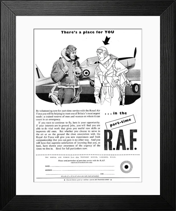 Framed Print : RAF Recruitment - Aircrew Framed Print : RAF Recruitment - Aircrew