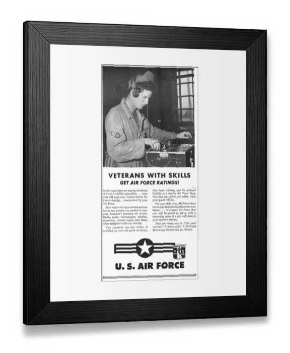 Framed Print : United States Air Force. USAF Recruitment Framed Print : United States Air Force. USAF Recruitment