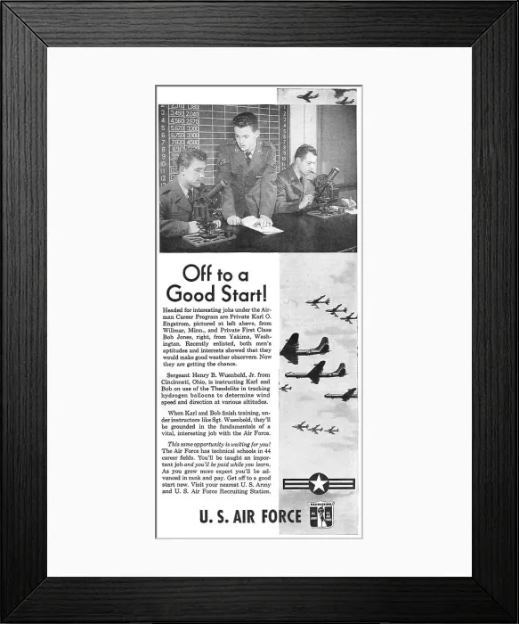 Framed Print : United States Air Force. USAF Recruitment Framed Print : United States Air Force. USAF Recruitment