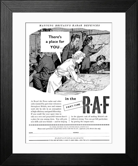 Framed Print : RAF Recruitment Framed Print : RAF Recruitment