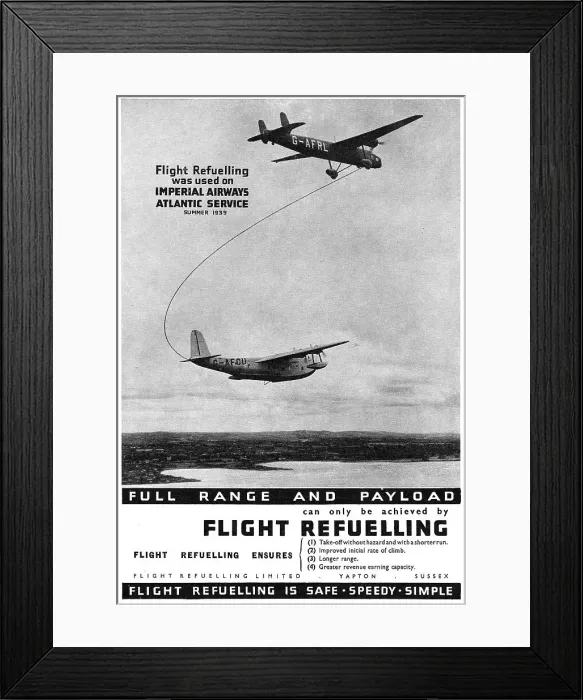 Framed Print : Flight Refuelling Ltd : Yapton Sussex : Imperial Airways Framed Print : Flight Refuelling Ltd : Yapton Sussex : Imperial Airways