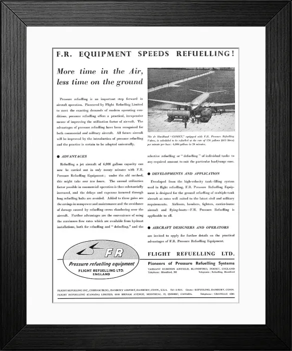 Framed Print : FR - Flight Refuelling Framed Print : FR - Flight Refuelling