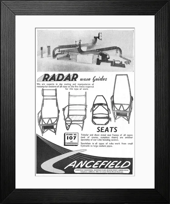Framed Print : Lancefield Aircraft Sheet Metalwork, & Tubular Assemblies Framed Print : Lancefield Aircraft Sheet Metalwork, & Tubular Assemblies