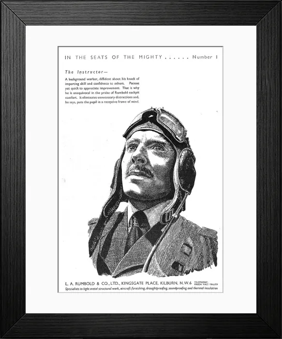 Framed Print : Rumbold Aircraft Seating Framed Print : Rumbold Aircraft Seating