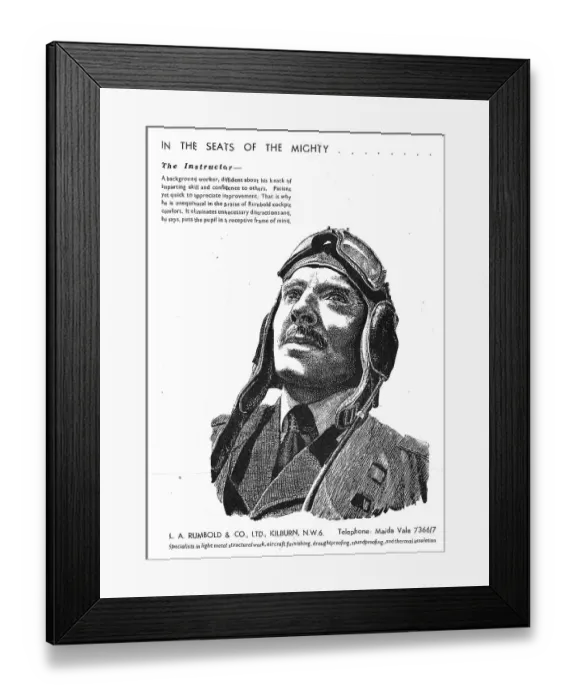 Framed Print : Rumbold Aircraft Seating Framed Print : Rumbold Aircraft Seating