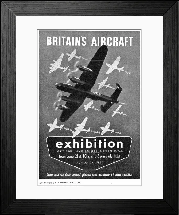 Framed Print : Rumbold Aircraft Seating - John Lewis Framed Print : Rumbold Aircraft Seating - John Lewis