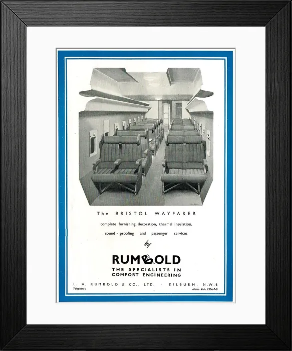 Framed Print : Rumbold Aircraft Seating Framed Print : Rumbold Aircraft Seating