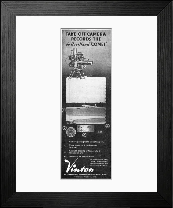 Framed Print : Vinten Aircraft Reconnaisance & Recording Cameras Framed Print : Vinten Aircraft Reconnaisance & Recording Cameras