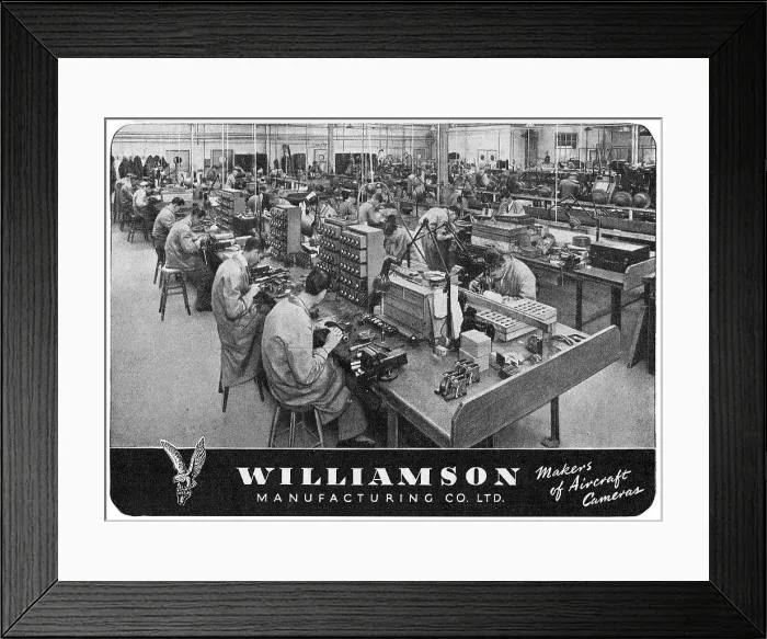 Framed Print : Williamson Aircraft Cameras Framed Print : Williamson Aircraft Cameras