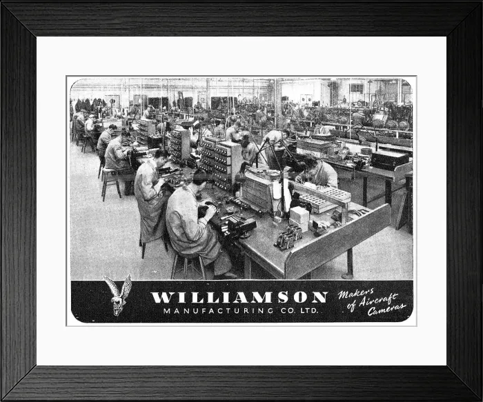 Framed Print : Williamson Aircraft Cameras Framed Print : Williamson Aircraft Cameras