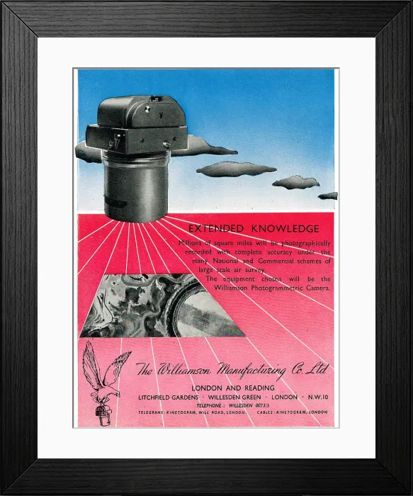 Framed Print : Williamson Aircraft Cameras Framed Print : Williamson Aircraft Cameras