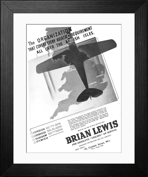 Framed Print : Brian Lewis & Co: London, Liverpool, Glasgow & Ipswich Framed Print : Brian Lewis & Co: London, Liverpool, Glasgow & Ipswich