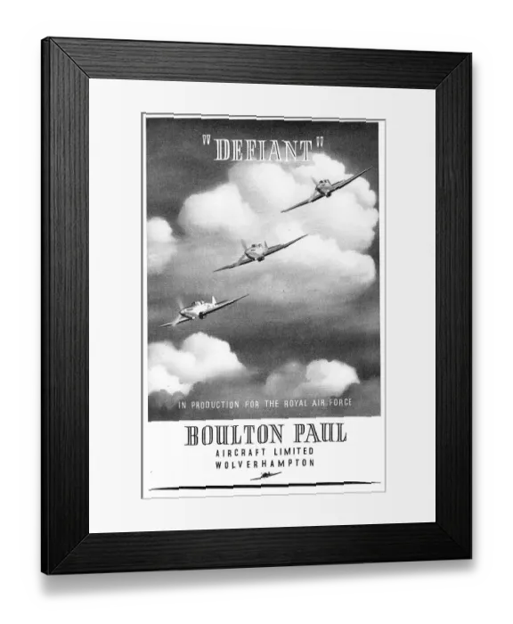 Framed Print : Boulton Paul Defiant Framed Print : Boulton Paul Defiant