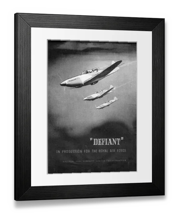 Framed Print : Boulton Paul Defiant Framed Print : Boulton Paul Defiant