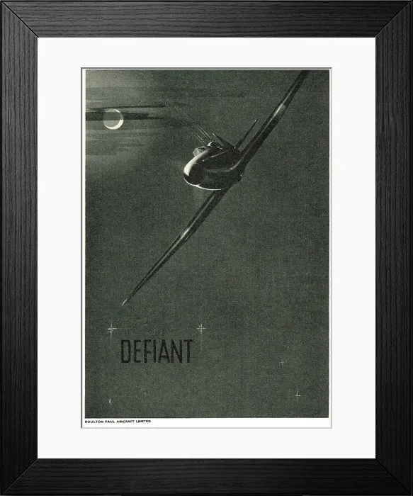 Framed Print : Boutlon Paul Defiant Framed Print : Boutlon Paul Defiant