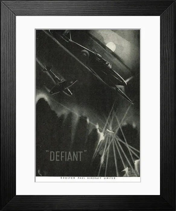Framed Print : Boutlon Paul Defiant Framed Print : Boutlon Paul Defiant