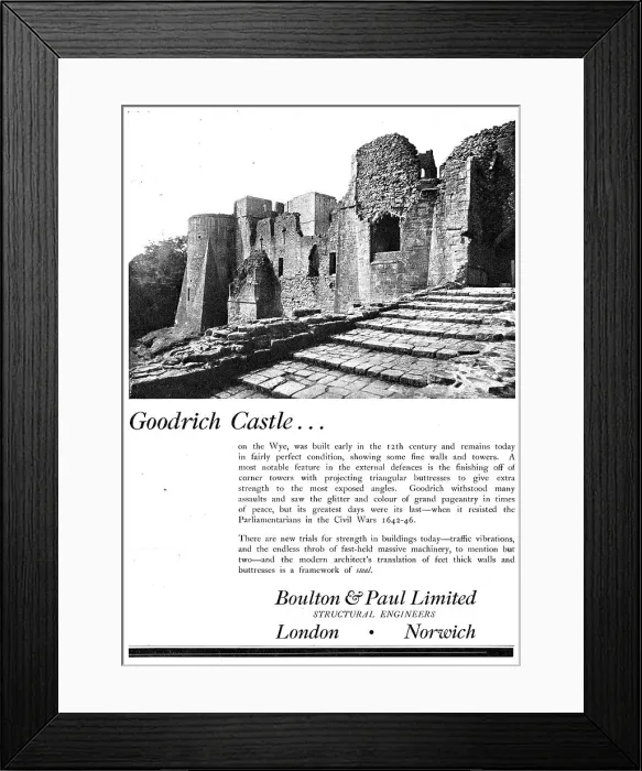 Framed Print : Boulton & Paul - Structural Engineers Framed Print : Boulton & Paul - Structural Engineers