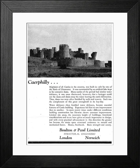 Framed Print : Boulton & Paul - Structural Engineers Framed Print : Boulton & Paul - Structural Engineers