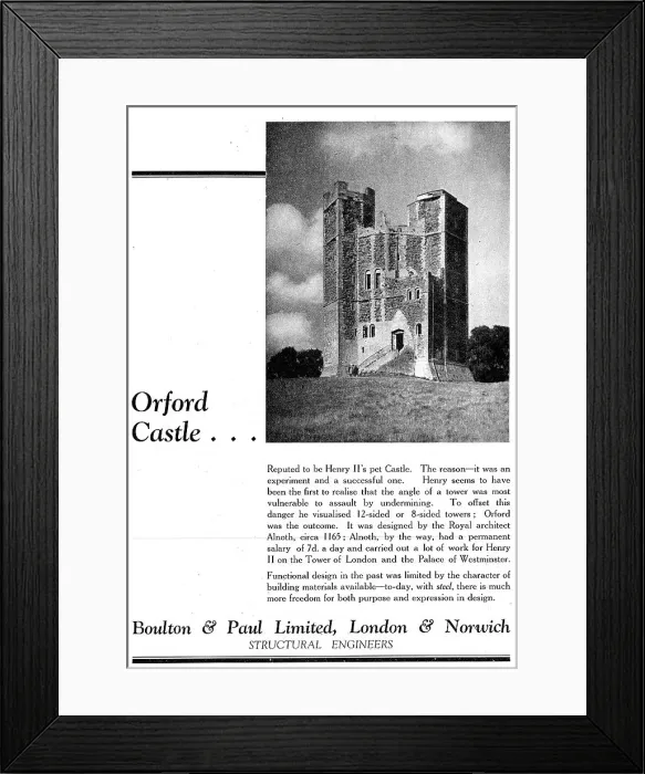 Framed Print : Boulton & Paul - Structural Engineers Framed Print : Boulton & Paul - Structural Engineers