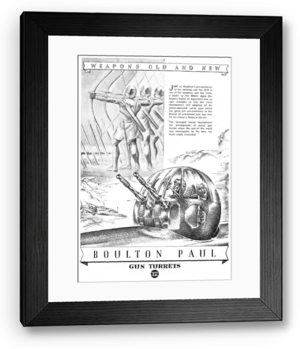Framed Print : Boutlon Paul Gun Turrets Framed Print : Boutlon Paul Gun Turrets