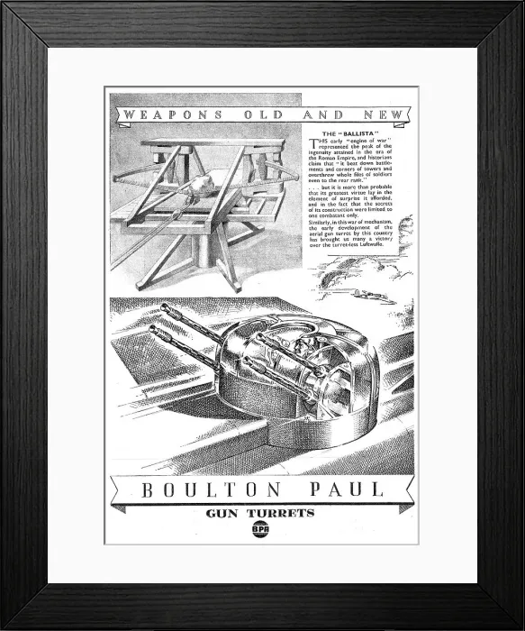 Framed Print : Boulton Paul Gun Turrets Framed Print : Boulton Paul Gun Turrets