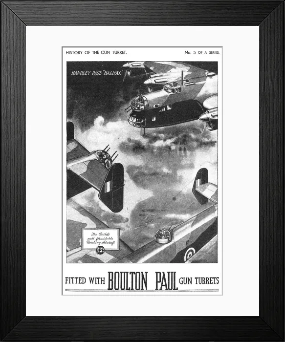 Framed Print : Boulton Paul Gun Turrets Framed Print : Boulton Paul Gun Turrets