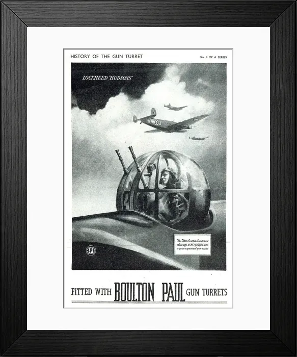 Framed Print : Boulton Paul Gun Turrets Framed Print : Boulton Paul Gun Turrets