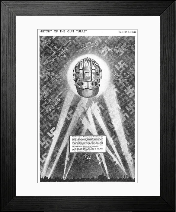 Framed Print : Boulton Paul Gun Turrets Framed Print : Boulton Paul Gun Turrets