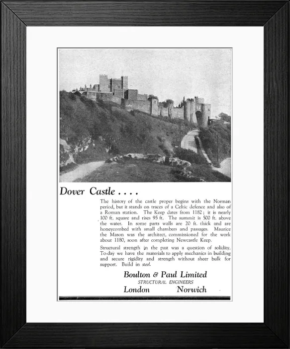 Framed Print : Boulton & Paul Structural Engineers Framed Print : Boulton & Paul Structural Engineers