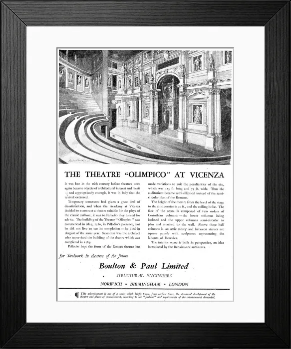Framed Print : Boulton & Paul - Structural Engineers Framed Print : Boulton & Paul - Structural Engineers