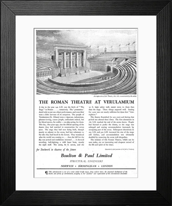 Framed Print : Boulton & Paul - Structural Engineers Framed Print : Boulton & Paul - Structural Engineers