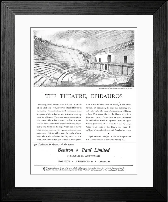 Framed Print : Boulton & Paul - Structural Engineers Framed Print : Boulton & Paul - Structural Engineers