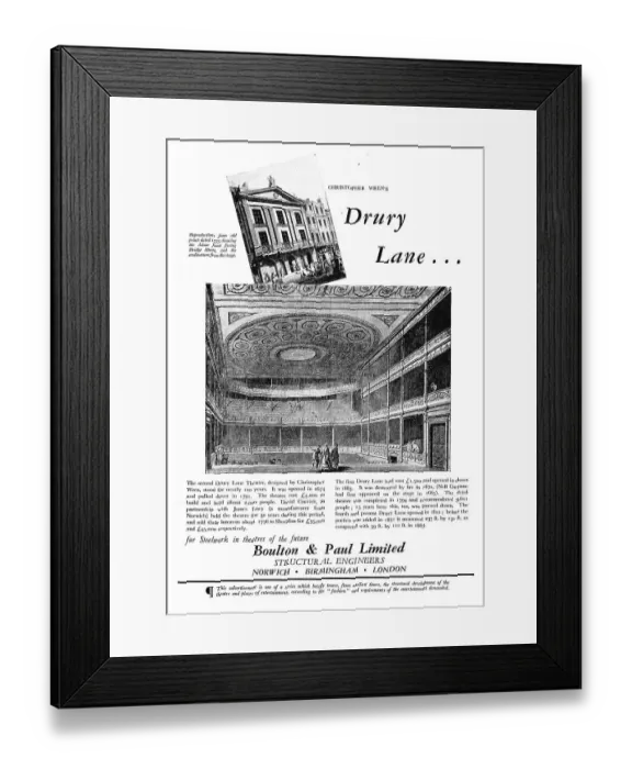 Framed Print : Boulton & Paul - Structural Engineers Framed Print : Boulton & Paul - Structural Engineers