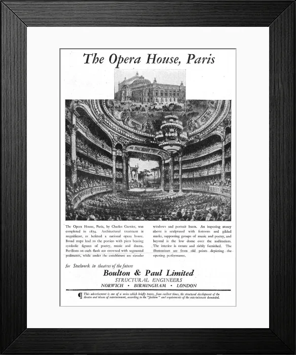 Framed Print : Boulton & Paul - Structural Engineers Framed Print : Boulton & Paul - Structural Engineers